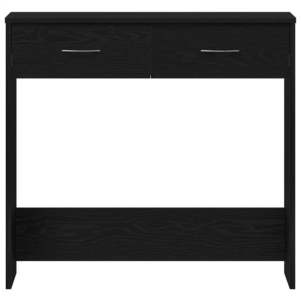 Scrivania Rovere Nero Legno ingegnerizzato 80 x 40 x 75 cm 862480