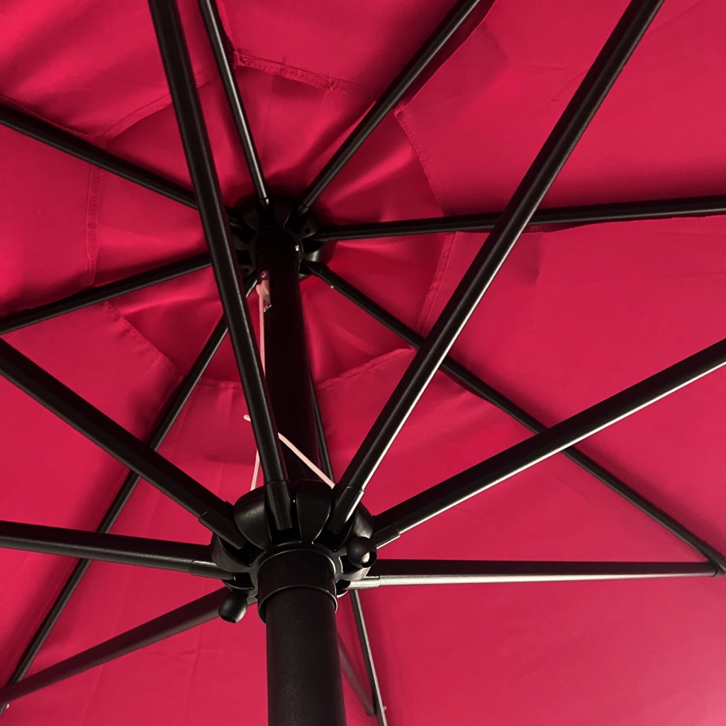 HAPUNAOmbrello diritto rotondo 3,30m diametro fucsia