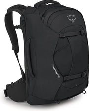 Borsa da 40L per Uomo - Ideale per Viaggi - Nero Poliestere