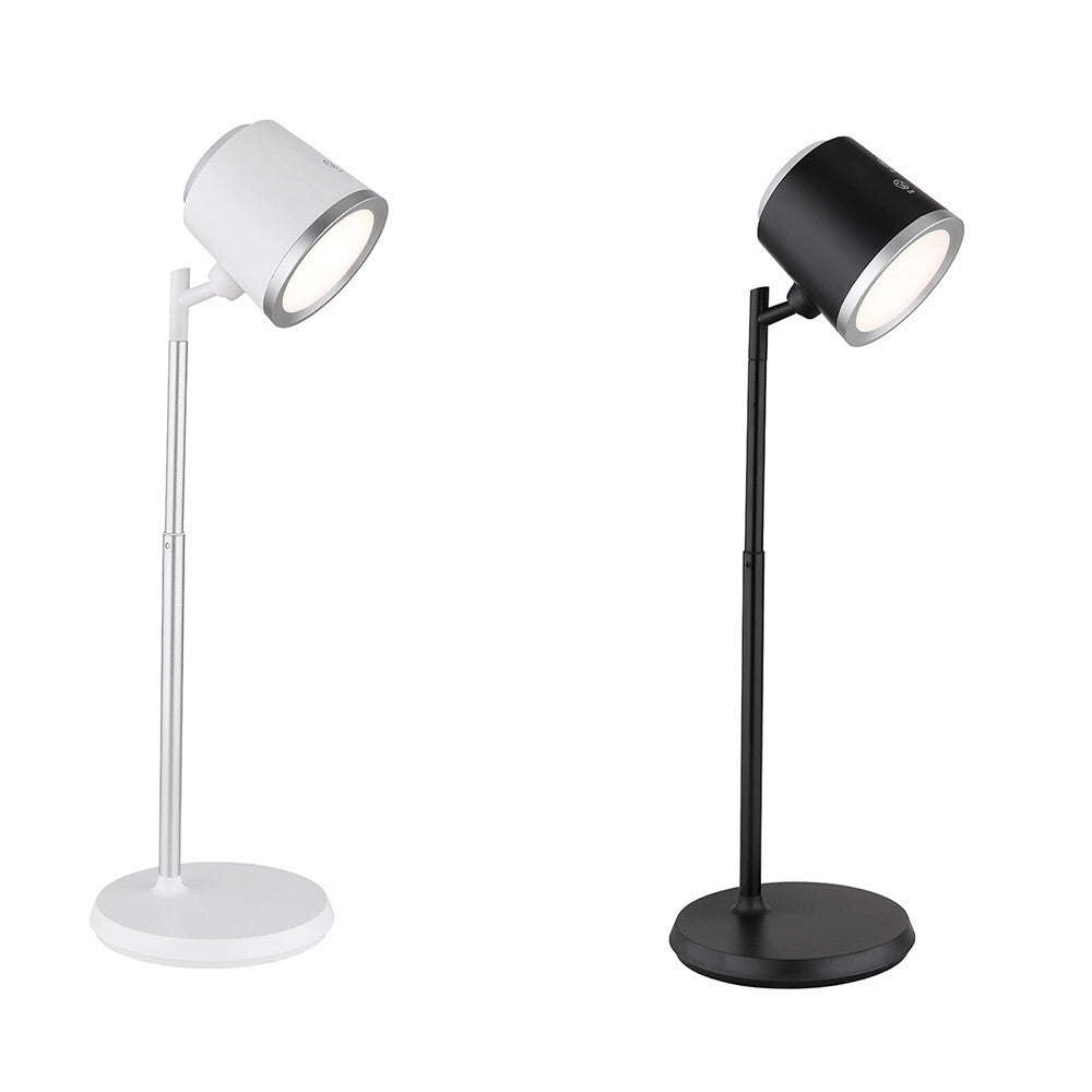Trade Shop - Lampada Doppio Uso Scrivania Applique A Led 6w Touch Dimmerabile 3 Colorazioni Bl-1005 -