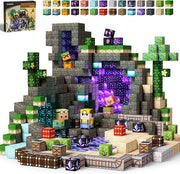 Set di Blocchi Magnetici - 100 Pezzi - Giocattolo STEM Magnetico con Blocchi con Foro - Set di Costruzione Creativo per Bambini a Partire da 3 Anni - Regalo per Ragazzi e Ragazze