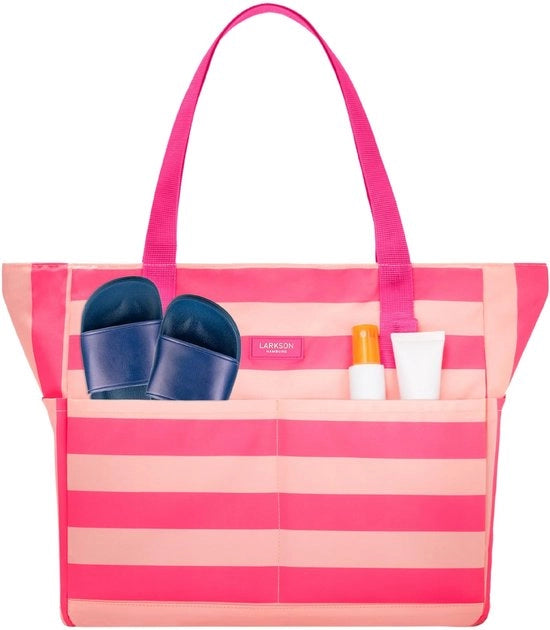Borsa da Spiaggia XXL con Chiusura a Fermo per Bambini e Adulti - Tote Bag per Spiaggia, Piscina e Piscina - Borsa da Bagno Leggera