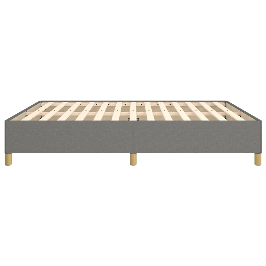 Giroletto senza Materasso Grigio Scuro 160x200 cm Tessuto 347174