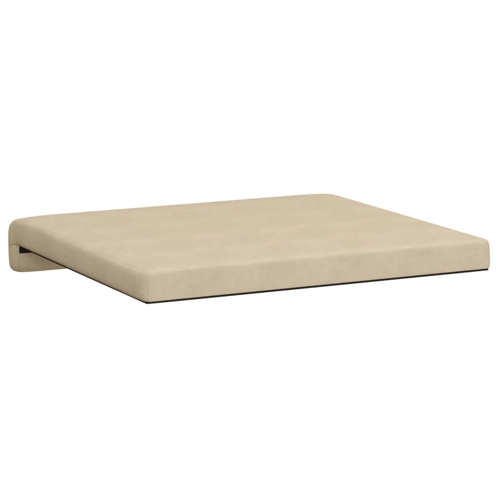 Cuscino per panchina 4 pcs Microfibra Crema Profondità 35 cm 42043133