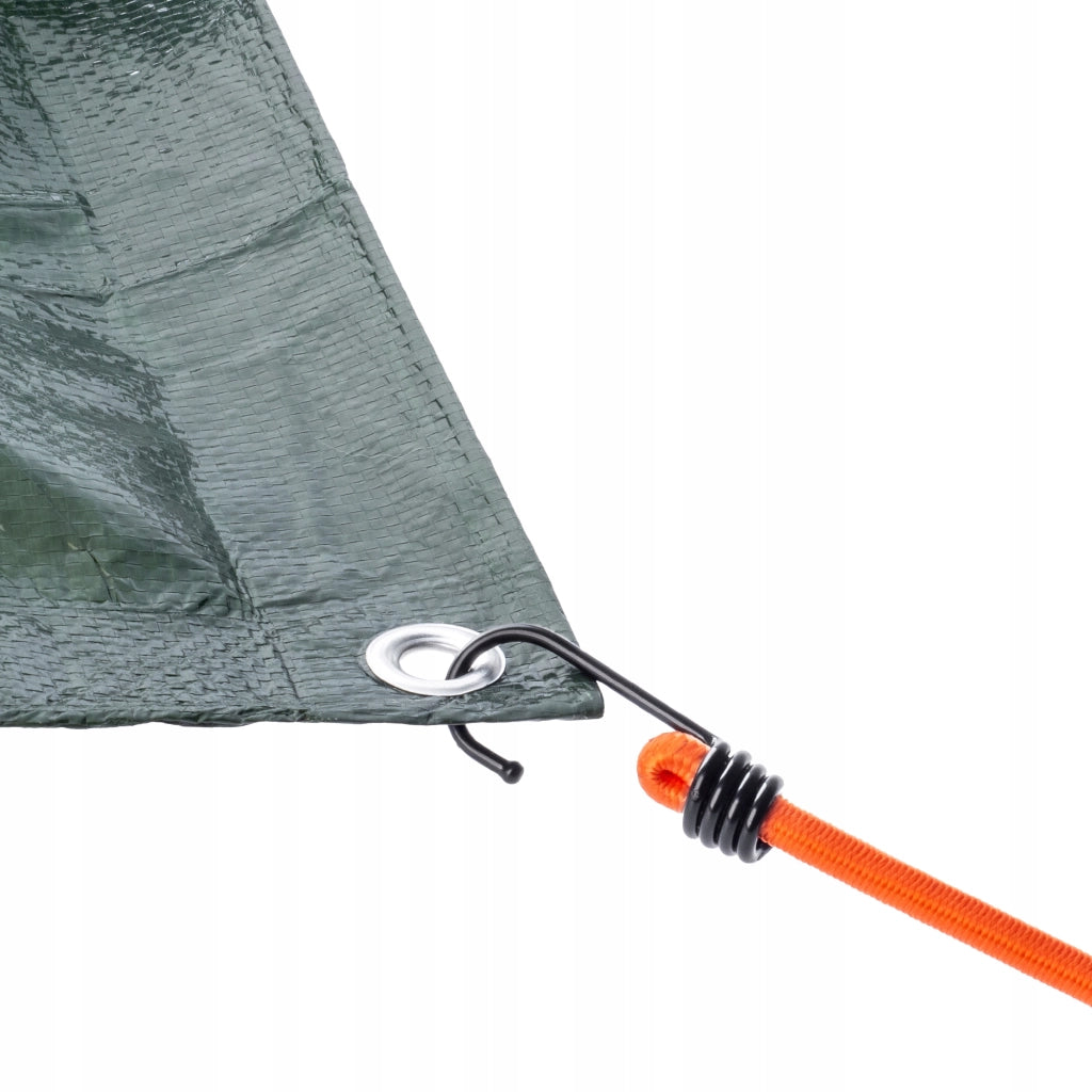 Corda elastica in gomma KADAX con gancio in metallo, 71 cm, per il fissaggio di teloni, 4 pezzi