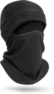 Balaclava invernale morbida e calda a fiamma di vetro per uomo e donna nero W10/L5