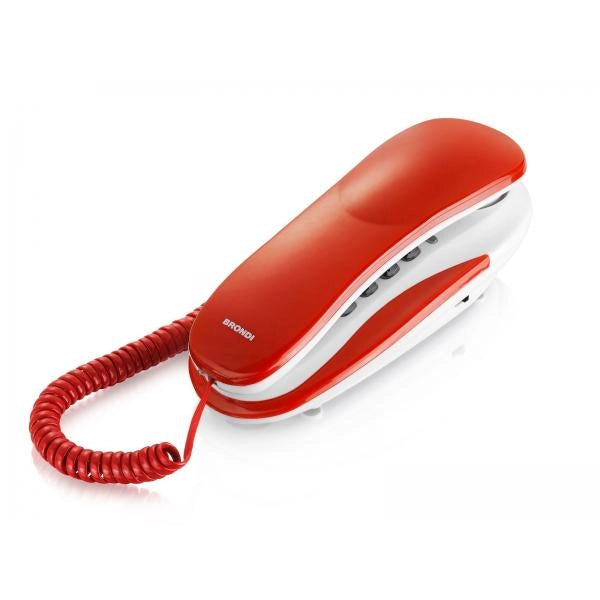 TEL. FISSA BRONDI KENOBY ROSSO/BIANCO