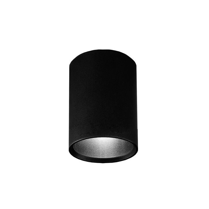 PLAFONIERA ROND GU10 D.6XH10CM NERO