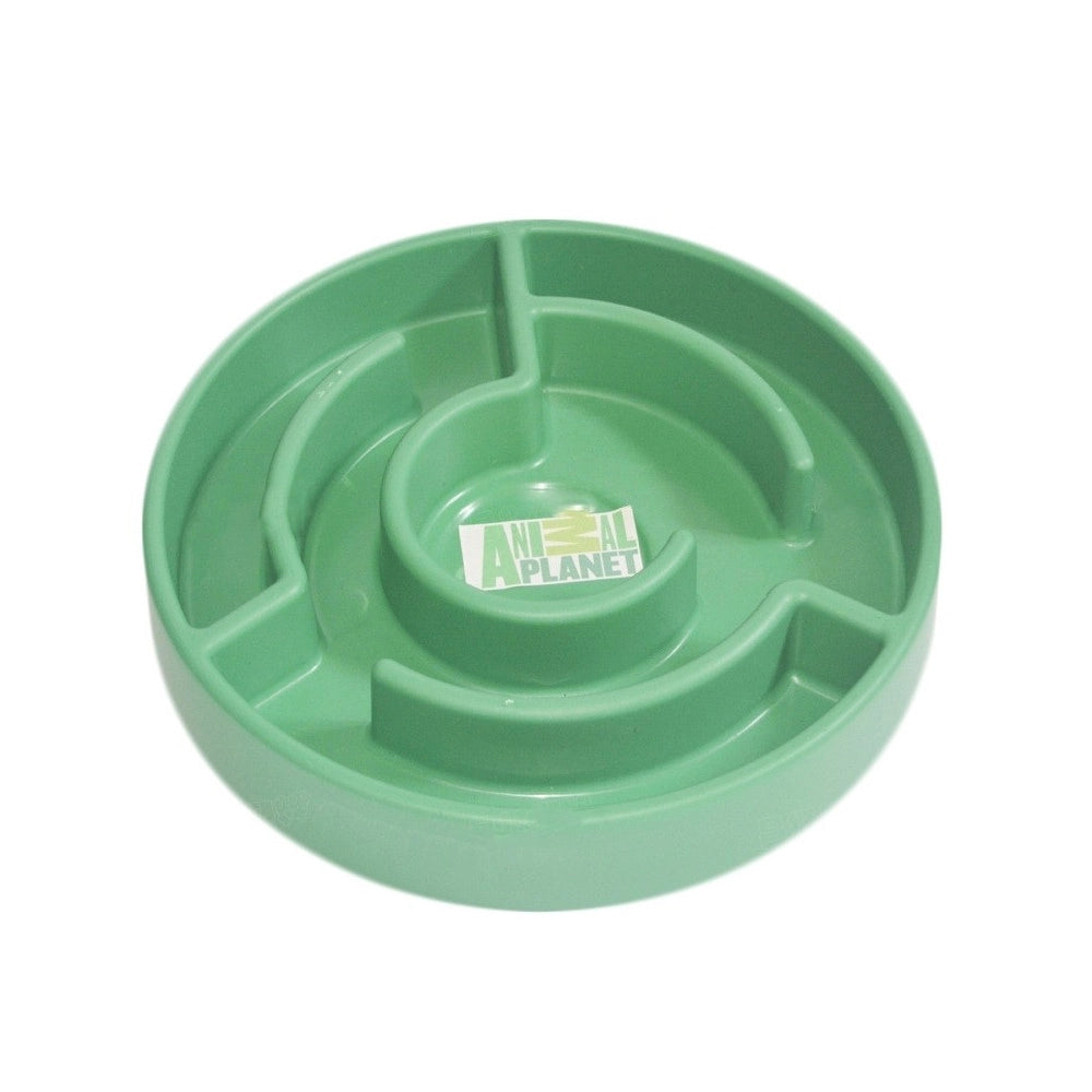 Trade Shop - Ciotola Labirinto Plastica Per Cocker Cane Gatto Animali Domestici Mangiatoia -
