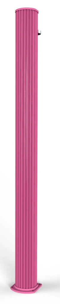 Doccia Solare da Giardino 40L Miscelatore e Lavapiedi Arkema Big Jolly Fuxia