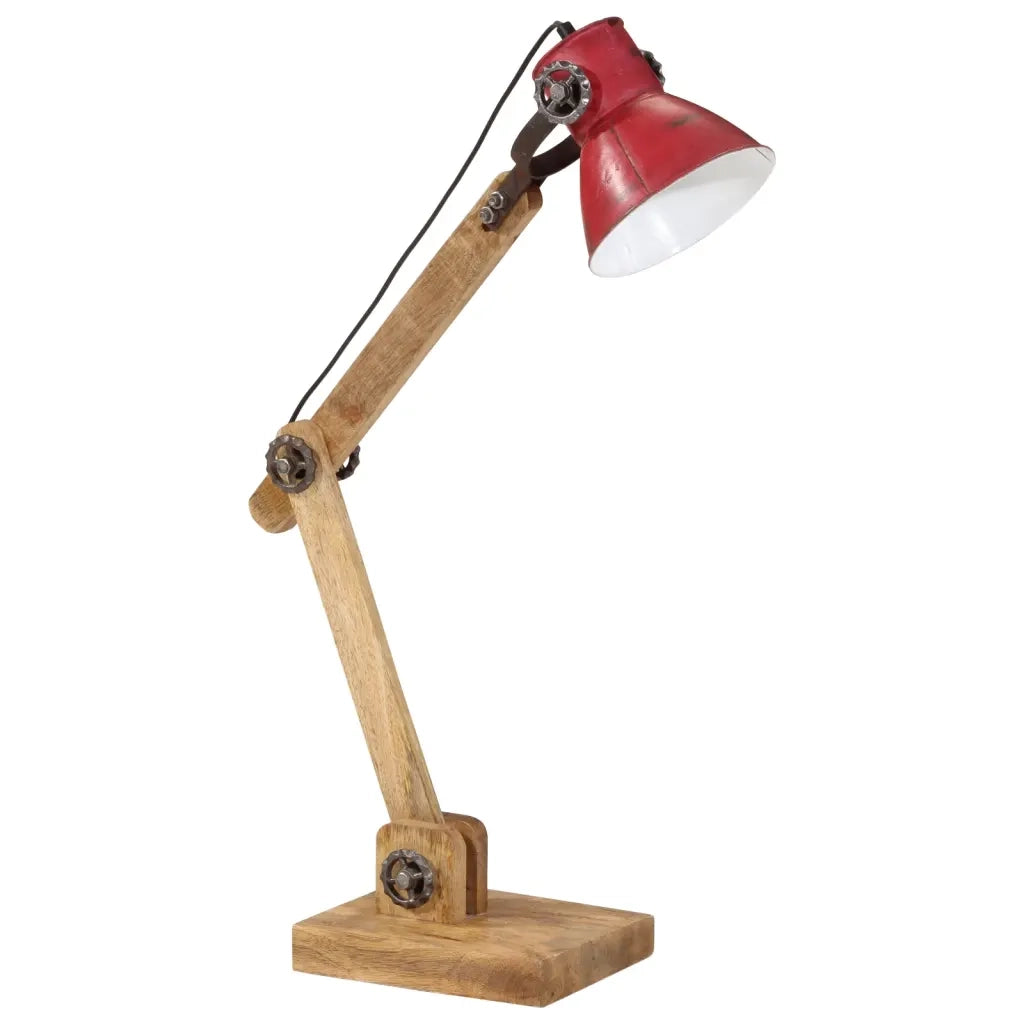 Lampada da Scrivania 25 W Rosso Anticato 23x18x96 cm E27 CFW6226603