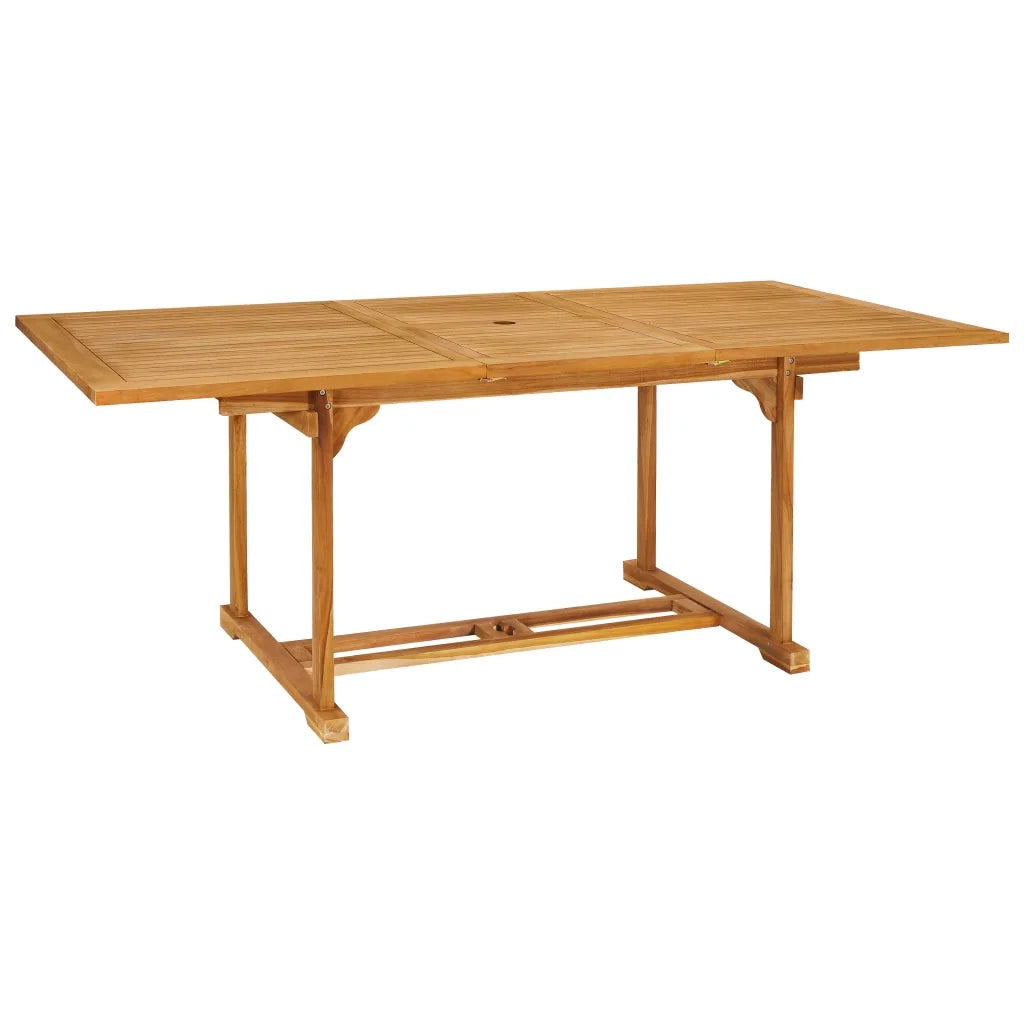 Set da Pranzo da Giardino 7 pz in Legno Massello di Teak cod mxl 40223