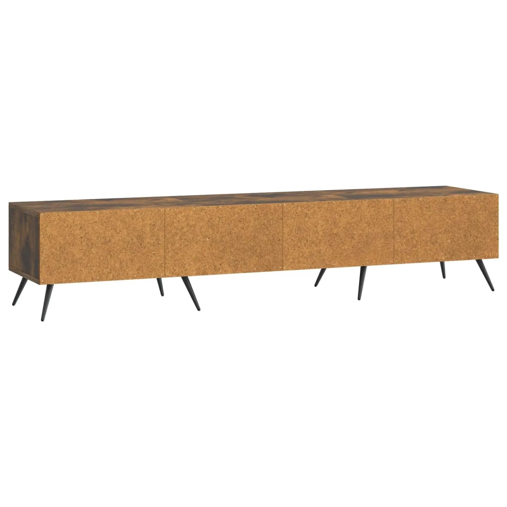 Mobile TV Rovere Fumo 147 x 34,5 x 30 cm Legno ingegnerizzato