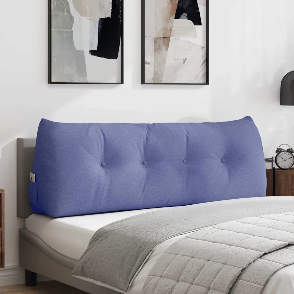 Cuscino per Schiena Blu jeans 140 x 24 x 50 cm Tessuto 42014513