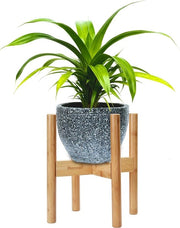 Supporto per piante in bambù adattabile - Accessorio per la casa - 1 pezzo - Legno - 22-32 cm