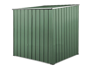 Casetta Box da Giardino in Lamiera di Acciaio Porta Utensili 175x185x192 cm Enaudi Verde