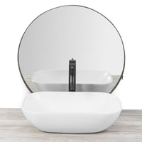 Lavabo Da Appoggio Rea Claudia 9447 White