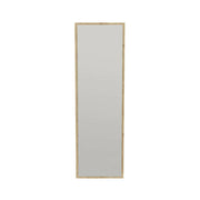 Specchio Dragone, Specchiera, Articolo d'arredo a muro, Decorazione con specchio, 50x2h160 cm, Rovere