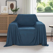 Coperta Blu navy 210 x 140 cm Panno 42017134