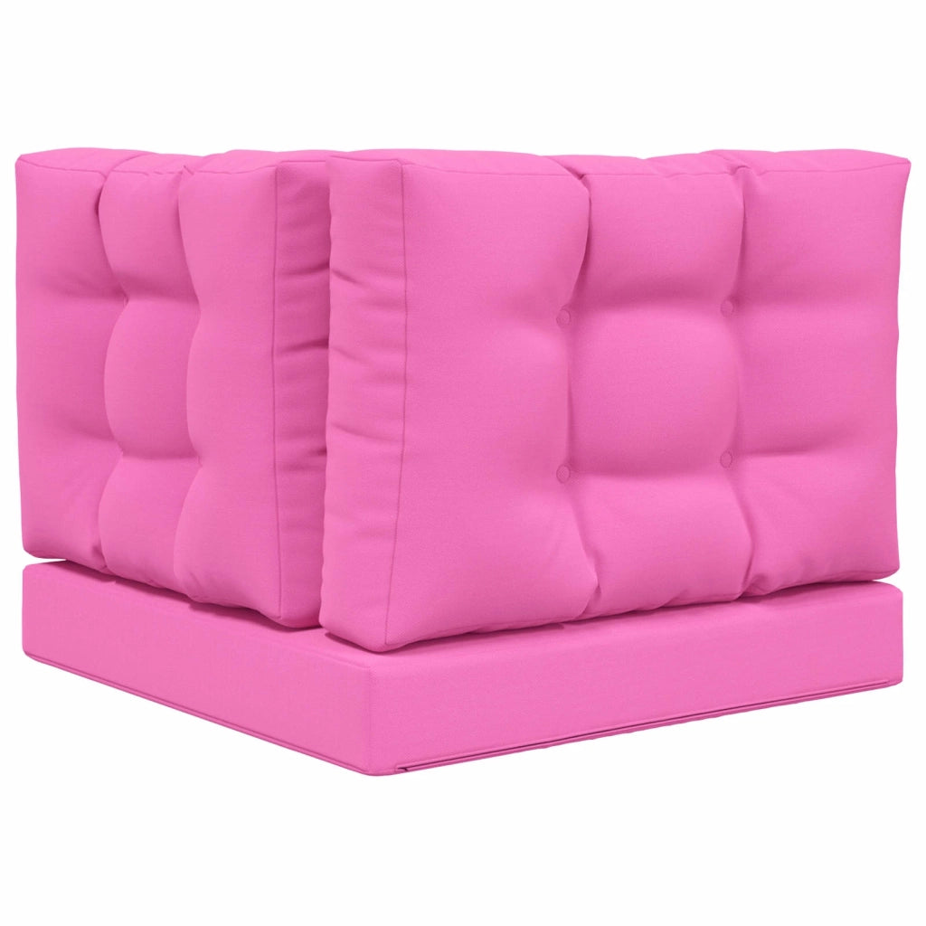 Cuscino per divano da esterno 3 pcs Rosa Poliestere 900776