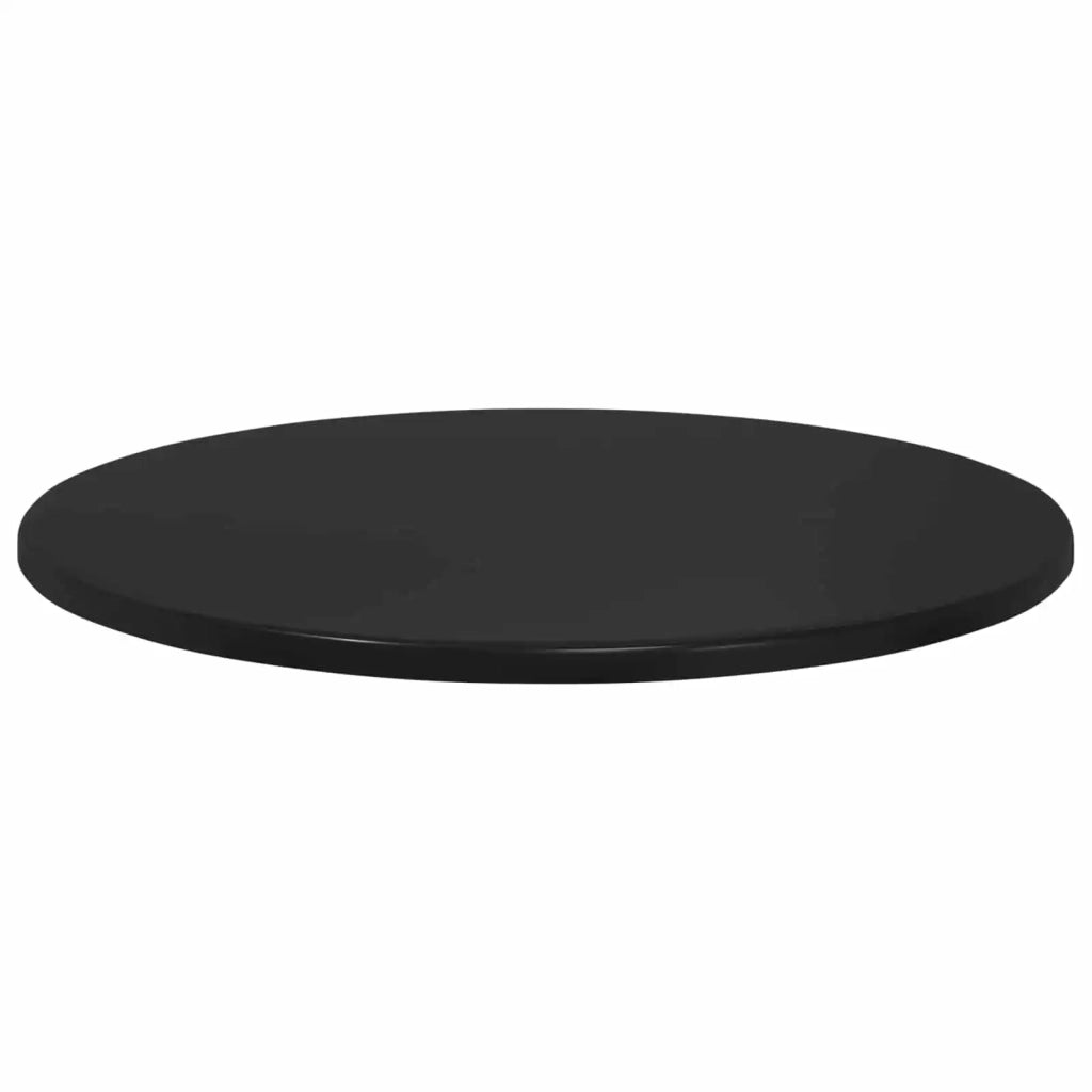Piano del tavolo Nero Ø 70 x 1,5 cm Legno multistrato 880412