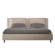Letto Matrimoniale 160x190 cm con Rete Antea Tortora