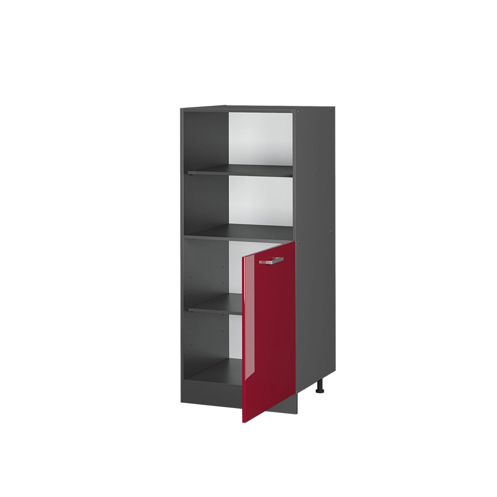 Mobile per forno da incasso R-Line Rosso lucido/Antracite 60 cm Vicco