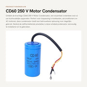 Condensatore di accoppiamento 300 uF - Condensatore per motori - Applicazioni domestiche - Duraturo - Sicuro da esplosione - Qualità affidabile