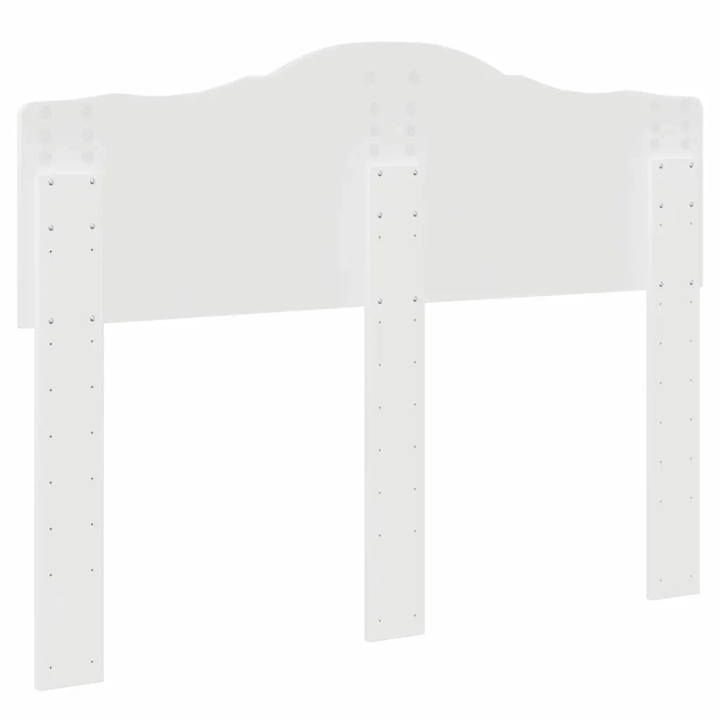 Testiera-Testata-Testiera Decorativa Bianco Lucido 120 cm Legno multistrato 288170