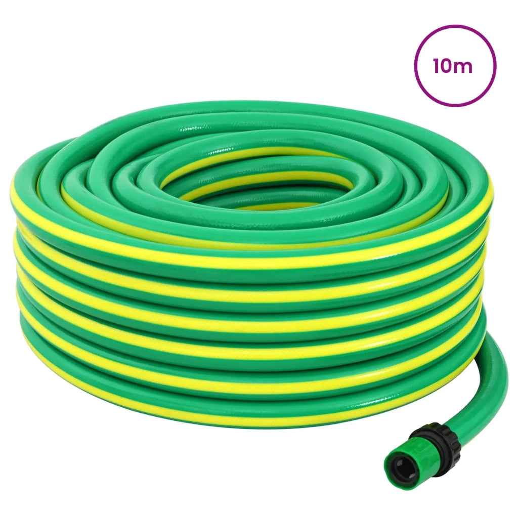 Tubo da Giardino 5-Ply Verde e Giallo 1 / 2'' 10 m PVC