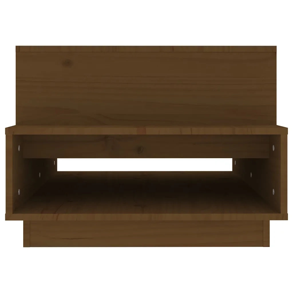 Tavolino da Salotto-Tavolino da soggiorno-Tavolo ambra 80x55x40,5 cm Legno Massello di Pino