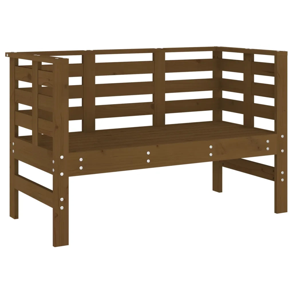 Panca da Giardino Ambra 111,5x53x71 cm Legno Massello di Pino 825138