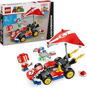 LEGO Super Mario Kart : Kart Standard, Macchina Giocattolo da Costruire Nintendo da Collezione con Toad in Tuta Rossa, E