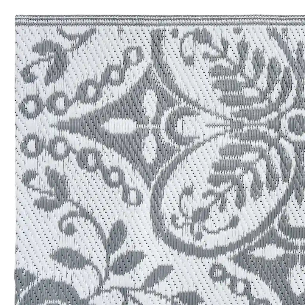Tappeto da Esterni ARAKIL Grigio Chiaro 190x290 cm in PP CFW4013604