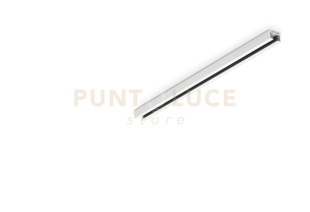 DUOLINE BINARIO METALLO BIANCO LUNGHEZZA 50CM 2 FASI MAX 600W