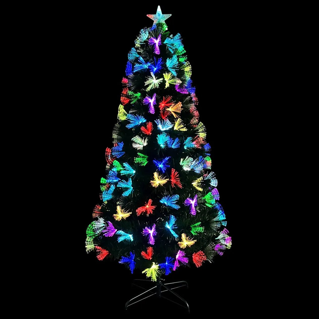 Albero di Natale artificiale con 120 LED Verde 120 cm PVC 42019342