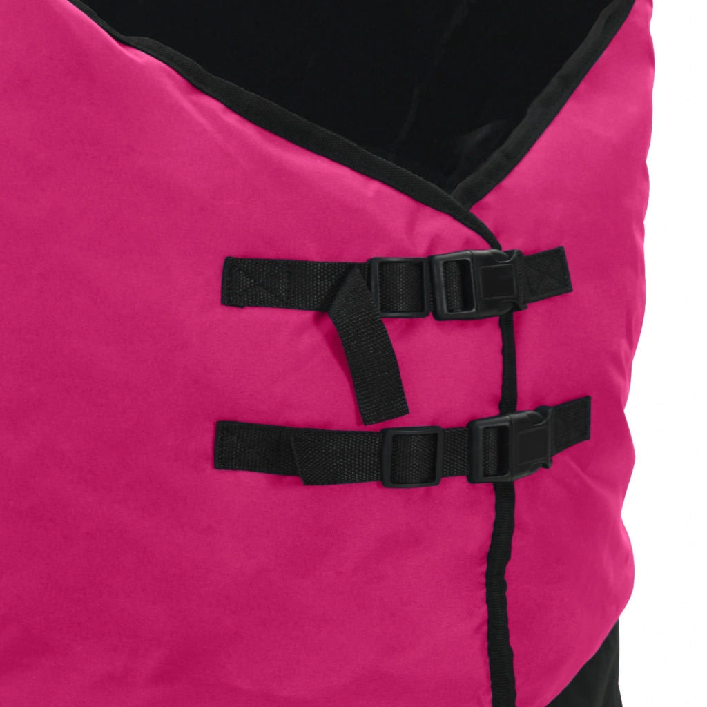 Coperta per Cavalli Rosa e Nero 135 cm Poliestere CFW8308660