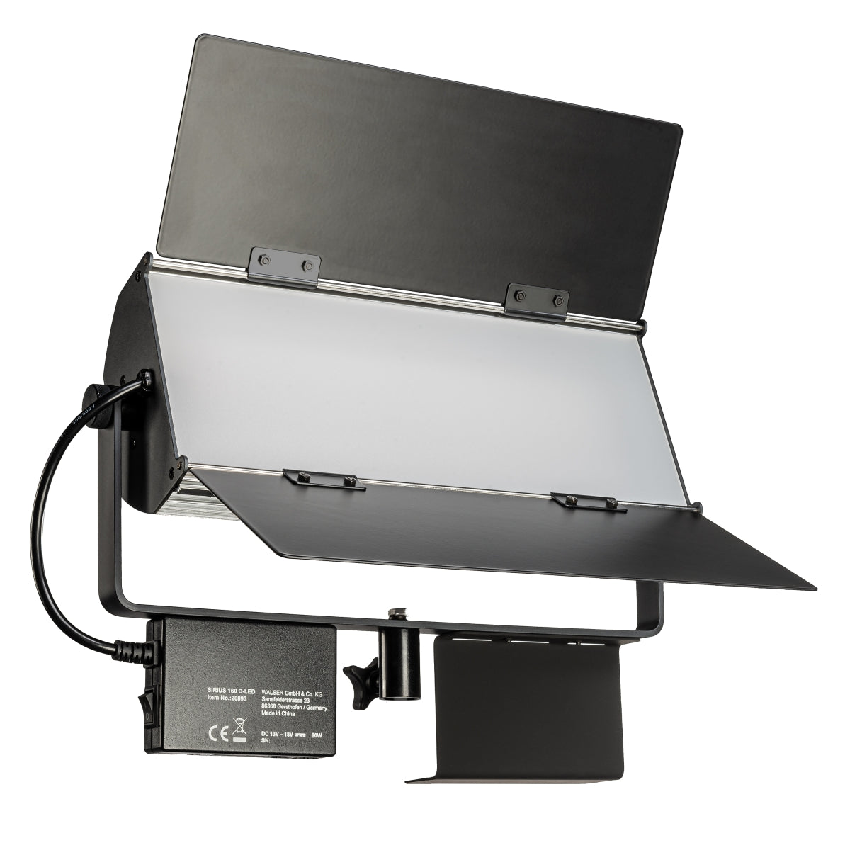 Faretto fotografico Sirius 160 daylight Luce LED a pannello 65 W, 5600 K, per studio fotografico foto e video