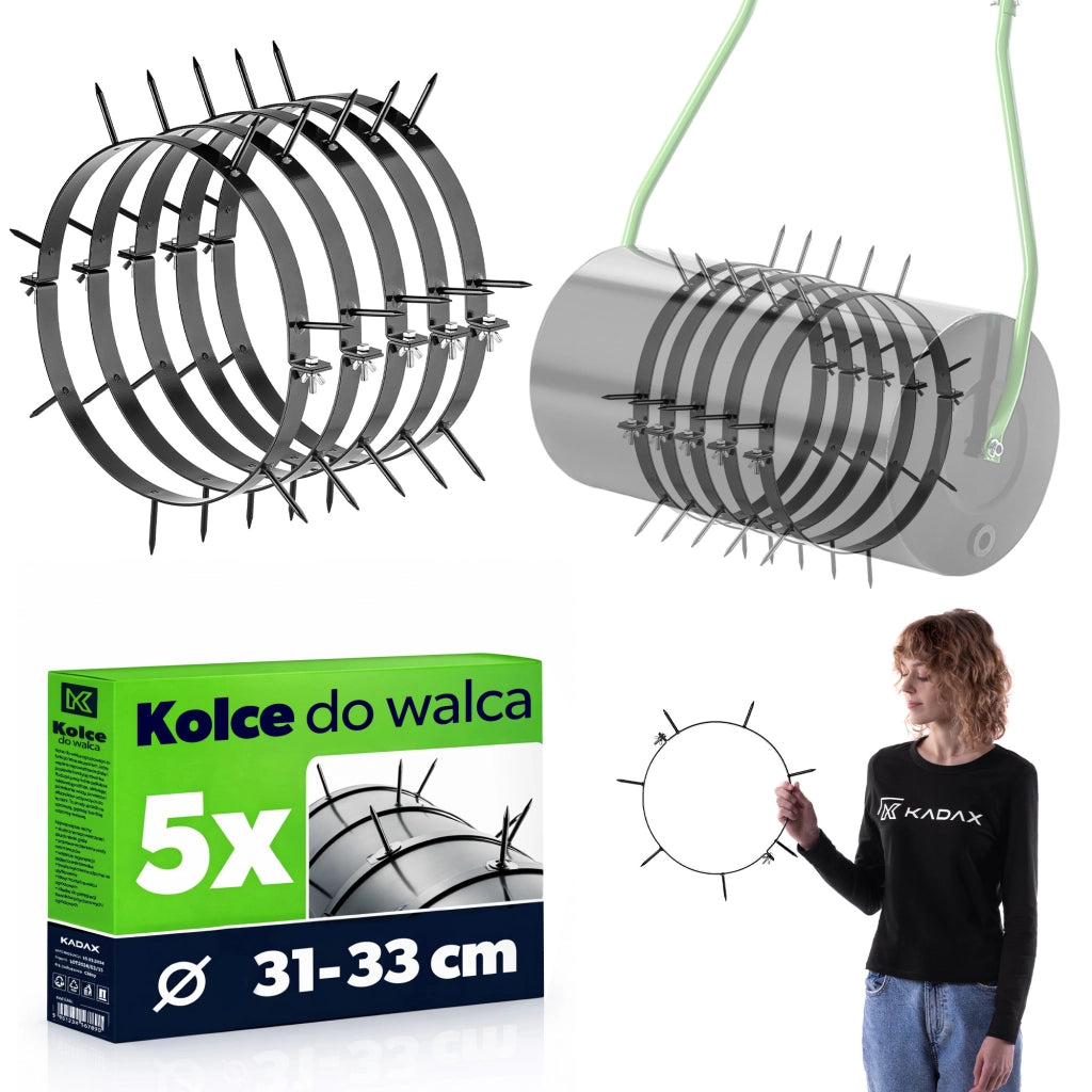 KADAX Kolce do walca ogrodowego 5szt P25645 K16224