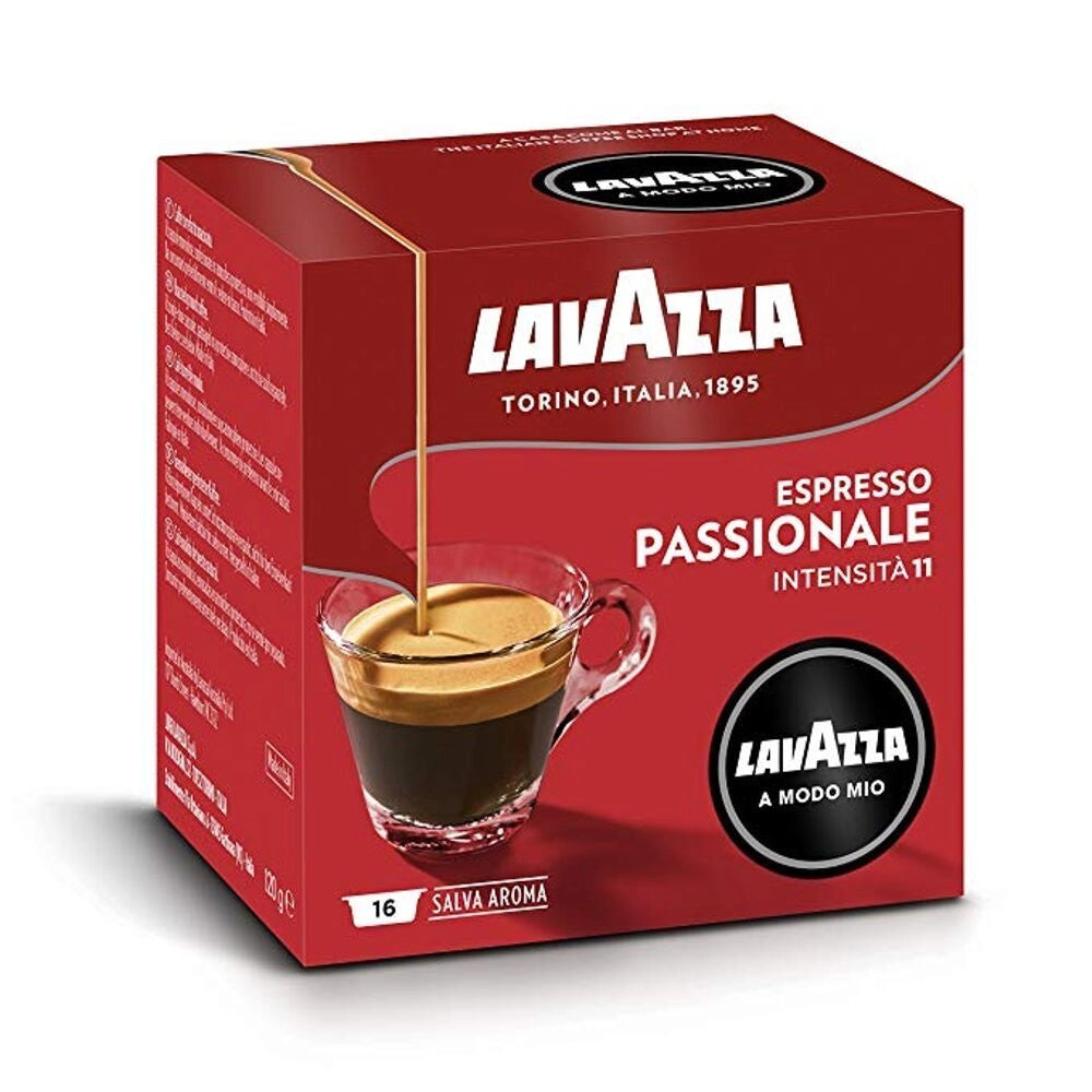 Lavazza capsule a modo mio passionale 8 confezioni da 16 capsule ciascuna