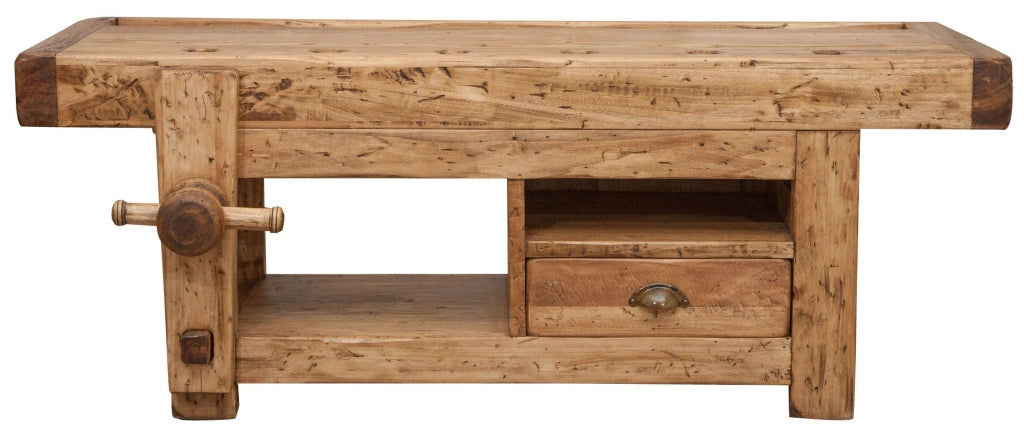 Biscottini Porta Tv in legno massello di tiglio finitura naturale L120XPR65XH45 cm. Made in Italy