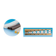 PARAFREDDO UNIVERSALE AL SILICONE 6 M BIANCO- 12,0 pz