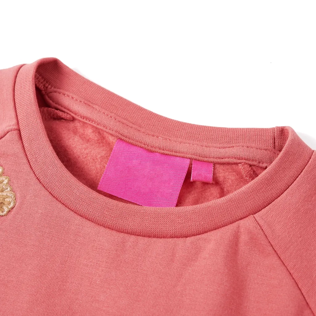 Felpa per Bambini Rosa Antico 92cod mxl 108626