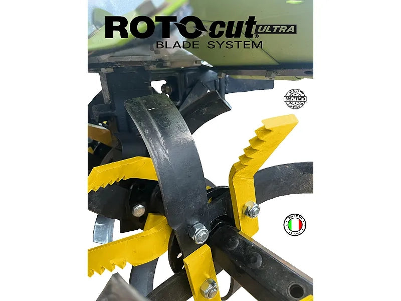 Kit Rotocut per fresare trinciare e rimescolare per motozappa e motocoltivatori - Foro 8 - Motozappa