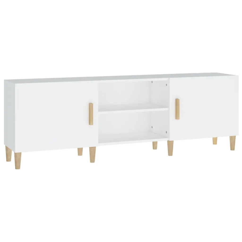 Mobile Porta TV-Mobile per TV-Credenza TV Bianco 150x30x50 cm in Legno Multistrato 767053