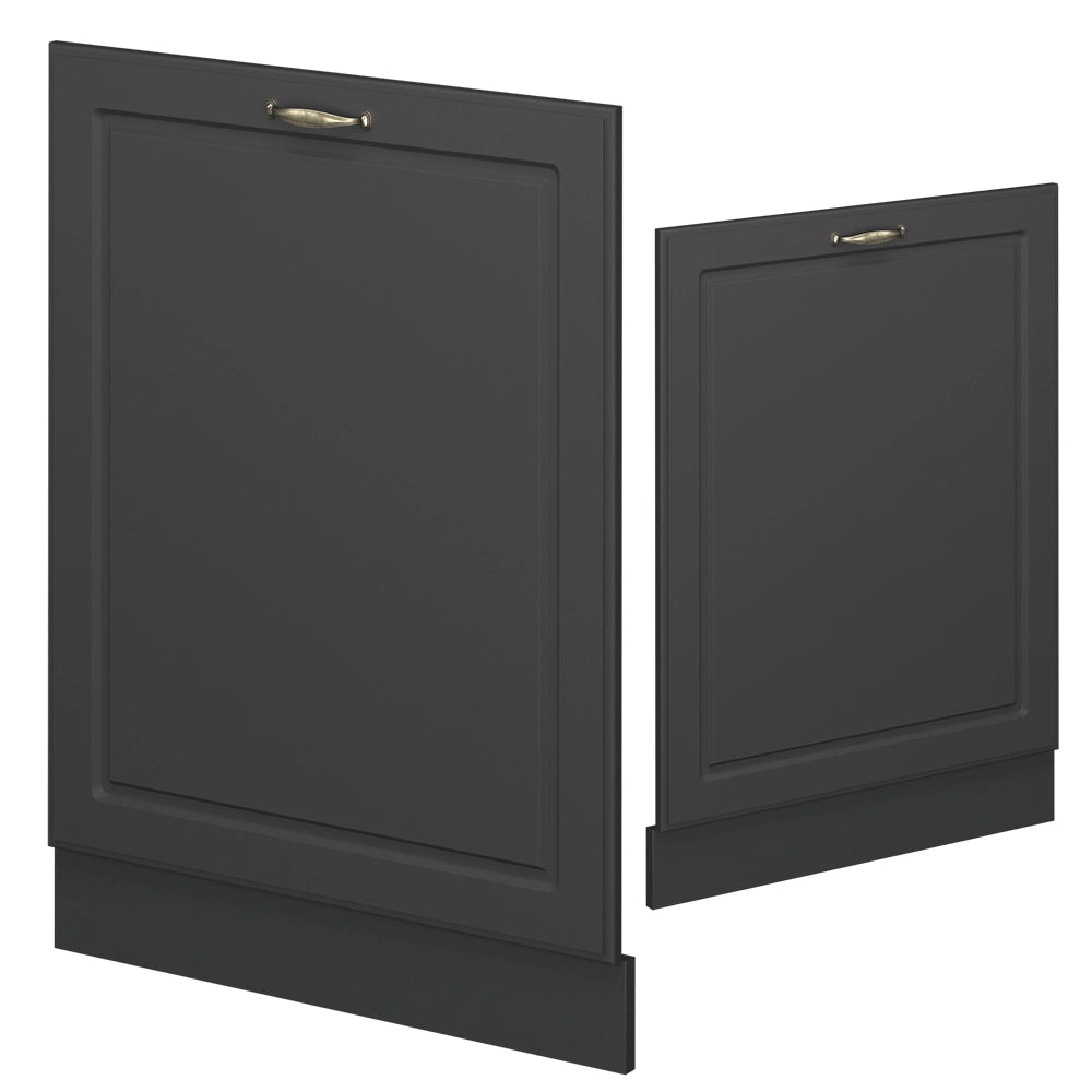 Vicco Pannello frontale della lavastoviglie Landhaus antrazit-oro 60 cm senza piano di lavoro