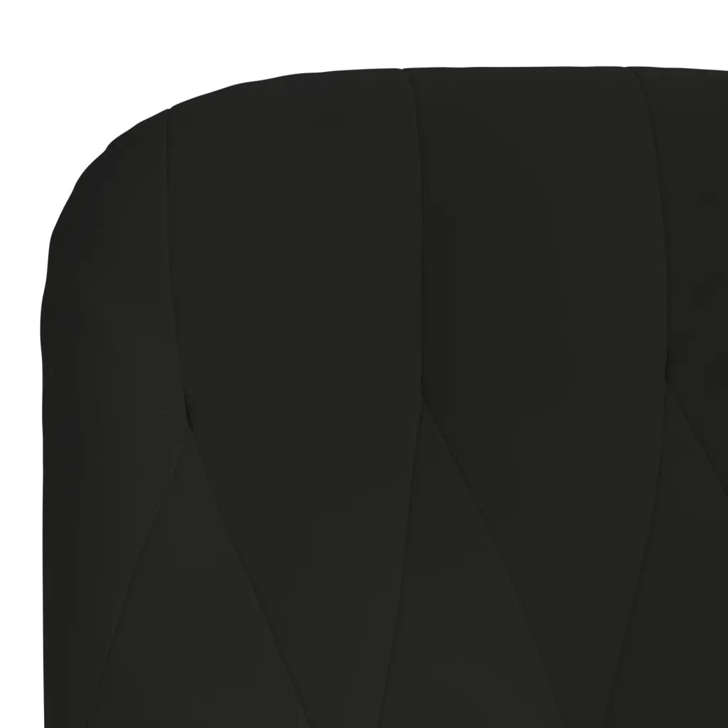 Sedia Relax Nero in Velluto 341200