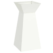 Fioriere | Cassetta per fiori | Vaso a Pilastro Bianco 35 x 35 x 73 cm