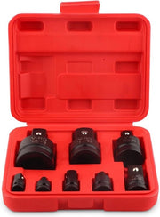 Set di Adattatori di Fusto - 8 pezzi 1/4" 3/8" 1/2" 3/4" 1" - Acciaio Cromo-Molibdeno - Utilizzo Professionale.