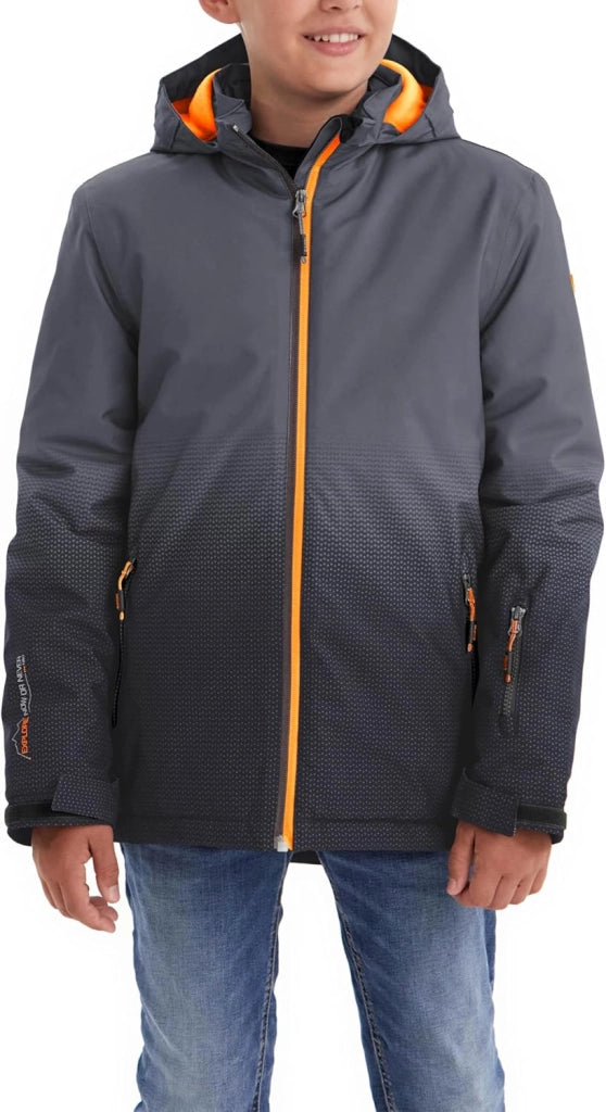 Killtec Lynge Bys Jckt E Giacca funzionale/giacca outdoor con cappuccio e paraneve Bambini e ragazzi